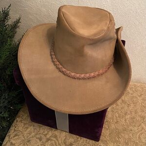🤠 Jackaroo Australian Leather Hat Size L – Gold Coast Outback Style 🇦🇺✨